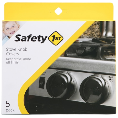 SAFETY 1ST Stove Knob Covers Blk5Pk HS147